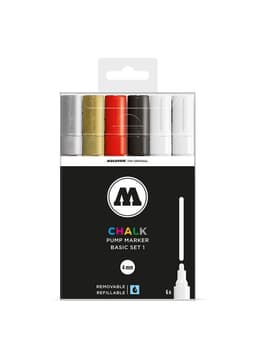 CHALK MARKER BASIC-SET 1 (4 MM)