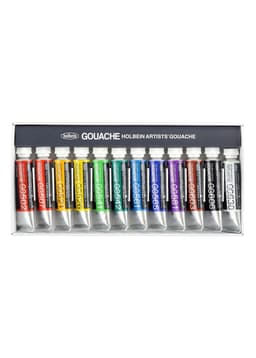 Gouache Profesional Holbein Set 12 Tubos 5ml G702