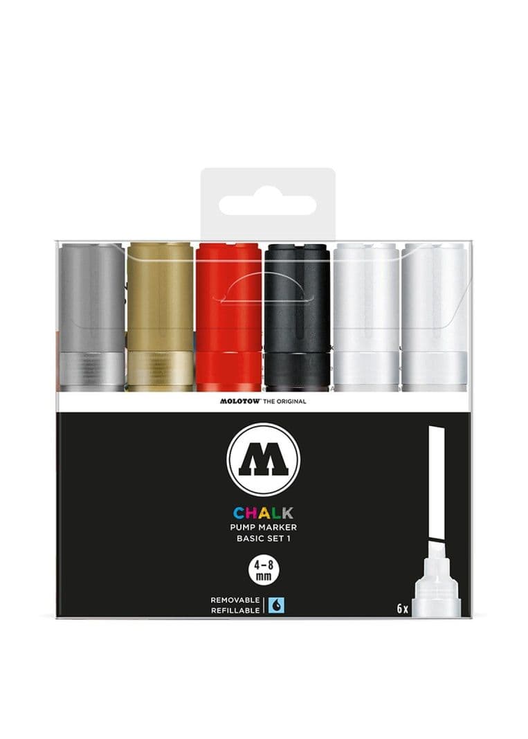 CHALK MARKER BASIC SET 1 (4-8 MM)