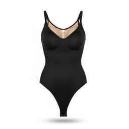 Body Reductores Colales Tirantes Madame Skin Negro 3XL 4XL