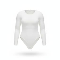 Body Moldeador Manga Larga Colales Blanco 3XL/4XL