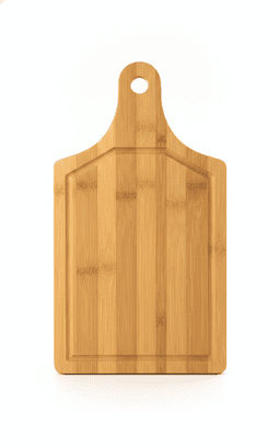 Tabla Picoteo Bambu Asado Corte Madera Natural 33x18cm