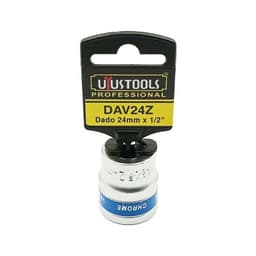 DADO 24MM-1/2" AZUL C/COLGADOR UYUSTOOLS