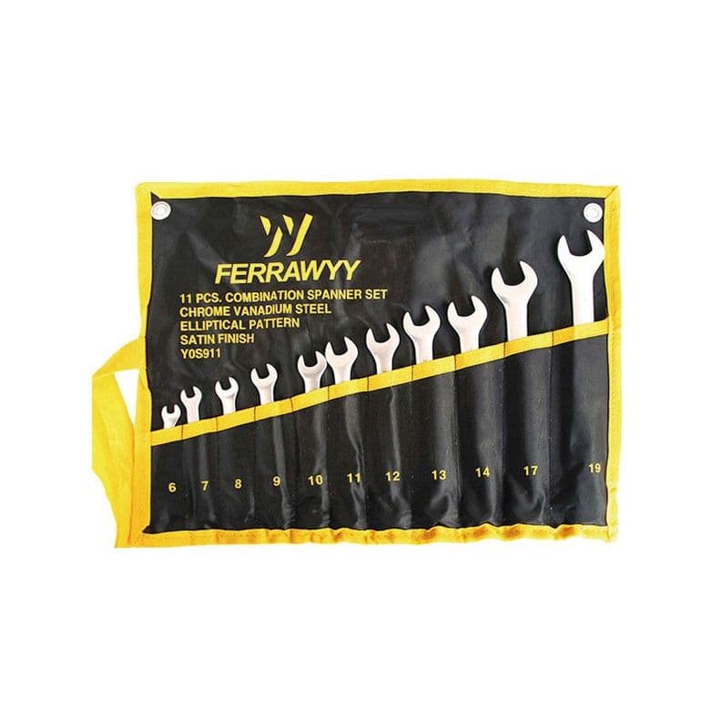 LLAVES COMBINADAS CR-V SATIN Set x11 FERRAWYY