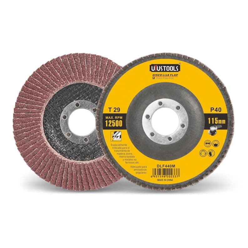 DISCO FLAP 4 1/2" MADERA/METAL GR40 UYUSTOOLS