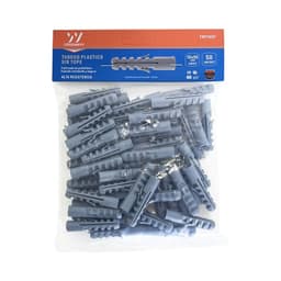 TARUGO PLASTICO SIN TOPE 10X50MM 50UN/SET FERRAWYY
