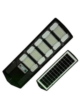 Foco Solar 500W Led Exterior Sensor Movimiento Control Negro