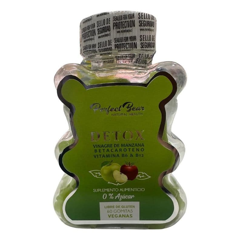 GOMITAS DETOX VINAGRE DE MANZANA X 60 GOMITAS