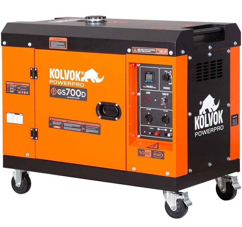 Generador Electrico Diesel P/Electrica 5.500W Naranjo
