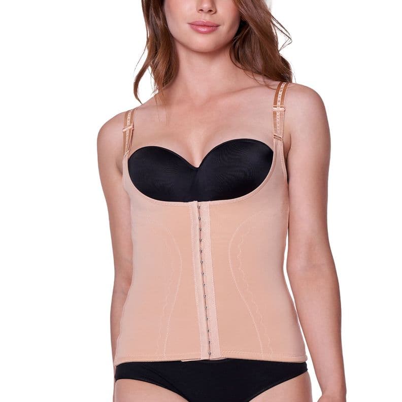 Faja Reductora Corset Latex 2620 Beige L