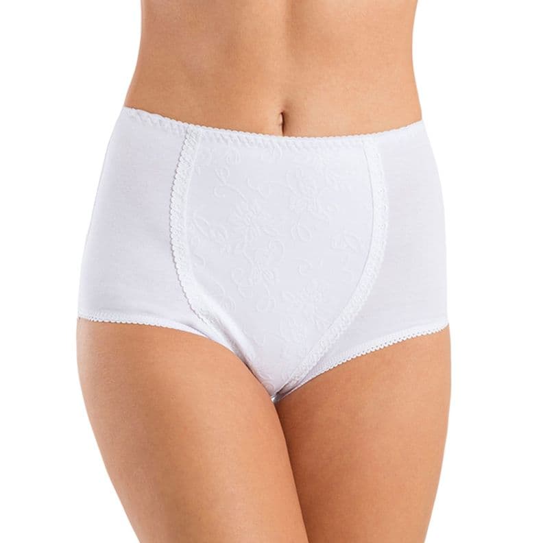 Calzon Algodon Lycra Refuerzo Abdominal 618 Negro S