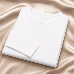 Camiseta Algodon M/L Hombre 5514 Blanco S