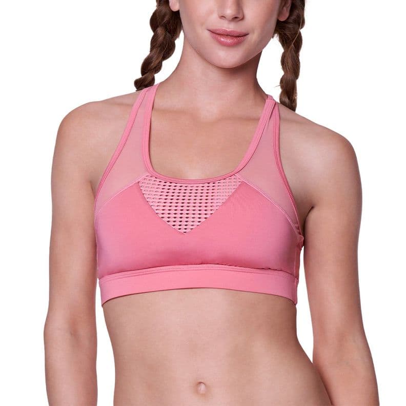 Sosten Peto Deportivo Fitness Seamless 3905 Palo Rosa S