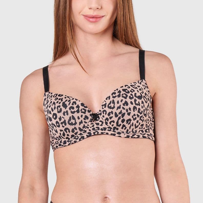 Pack de 2 Sostenes con arco y soft 30041 Negro 36D