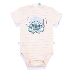 Body X2 Unisex Stitch Body Manga Corta 9 - 12 Meses Blanco 9-12 meses