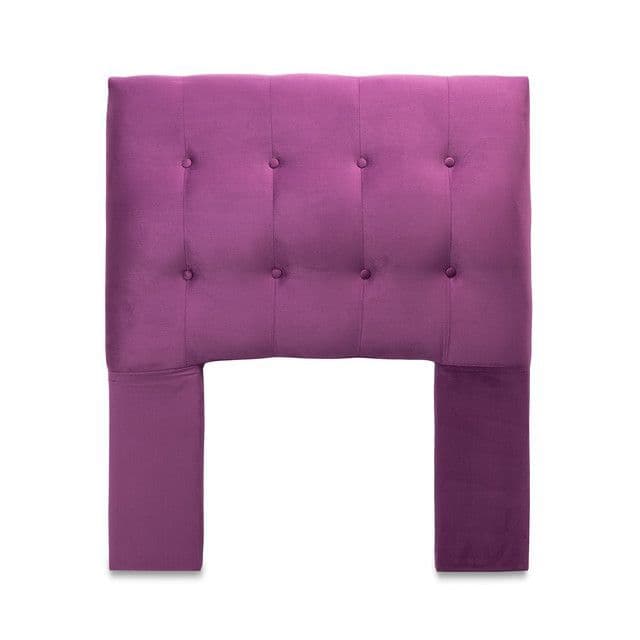 Respaldo King Felpa Morado Cp Seve