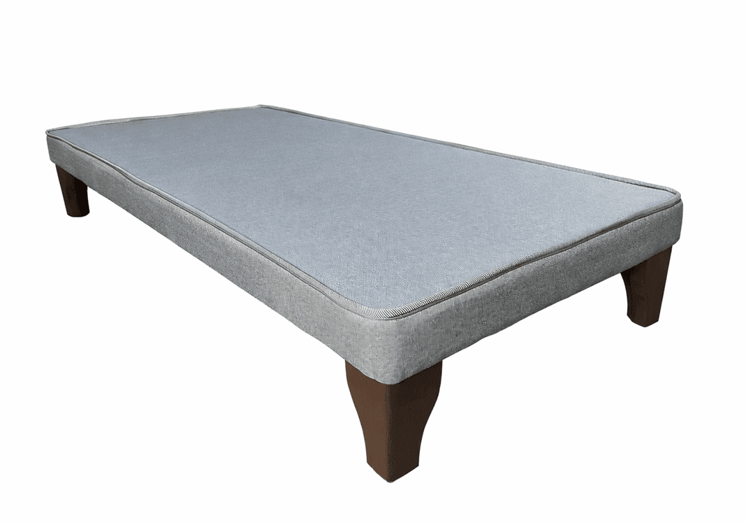 Base de Cama 1 Plaza Europea Lino Gris Ribet