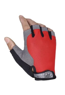 Guantes deportivos rojo L