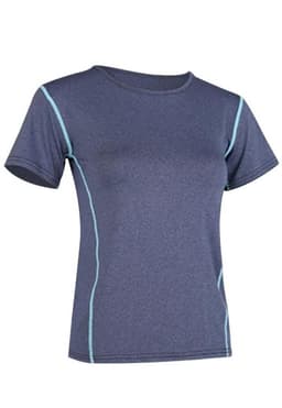 Polera deportiva basica azul S