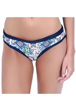 Calzon bikini clasico estampado azul Diseno 1 L