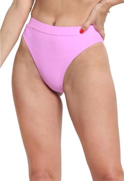 Bikini calzon alto lila M