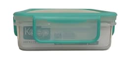 HERMETICO PP 600ML CUADRADO VERDE