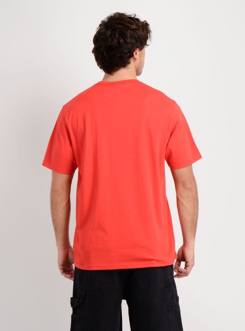 POLERA MANGA CORTA ESSENTIAL 90'S ROJO XL