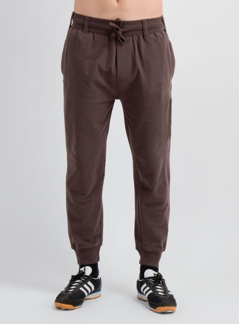 PANTALON BUZO TRANSFER CAFE M