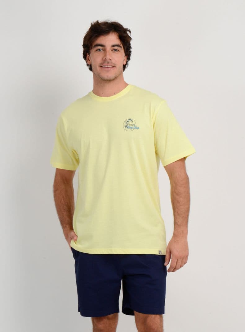 POLERA MANGA CORTA OG 7O'S AMARILLO