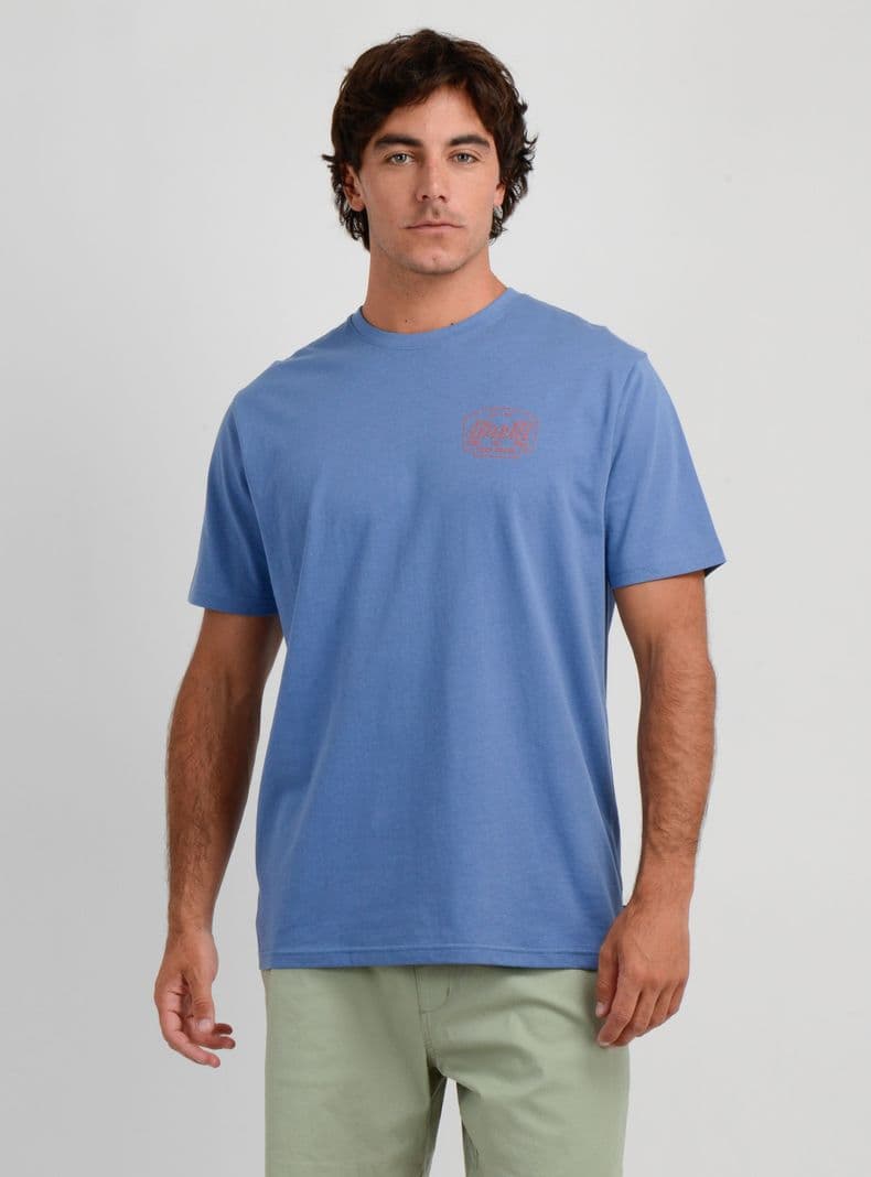 POLERA MANGA CORTA LOCK SMITH AZUL M