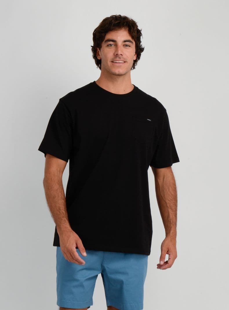 POLERA MANGA CORTA EAST CLIFF II NEGRO XL