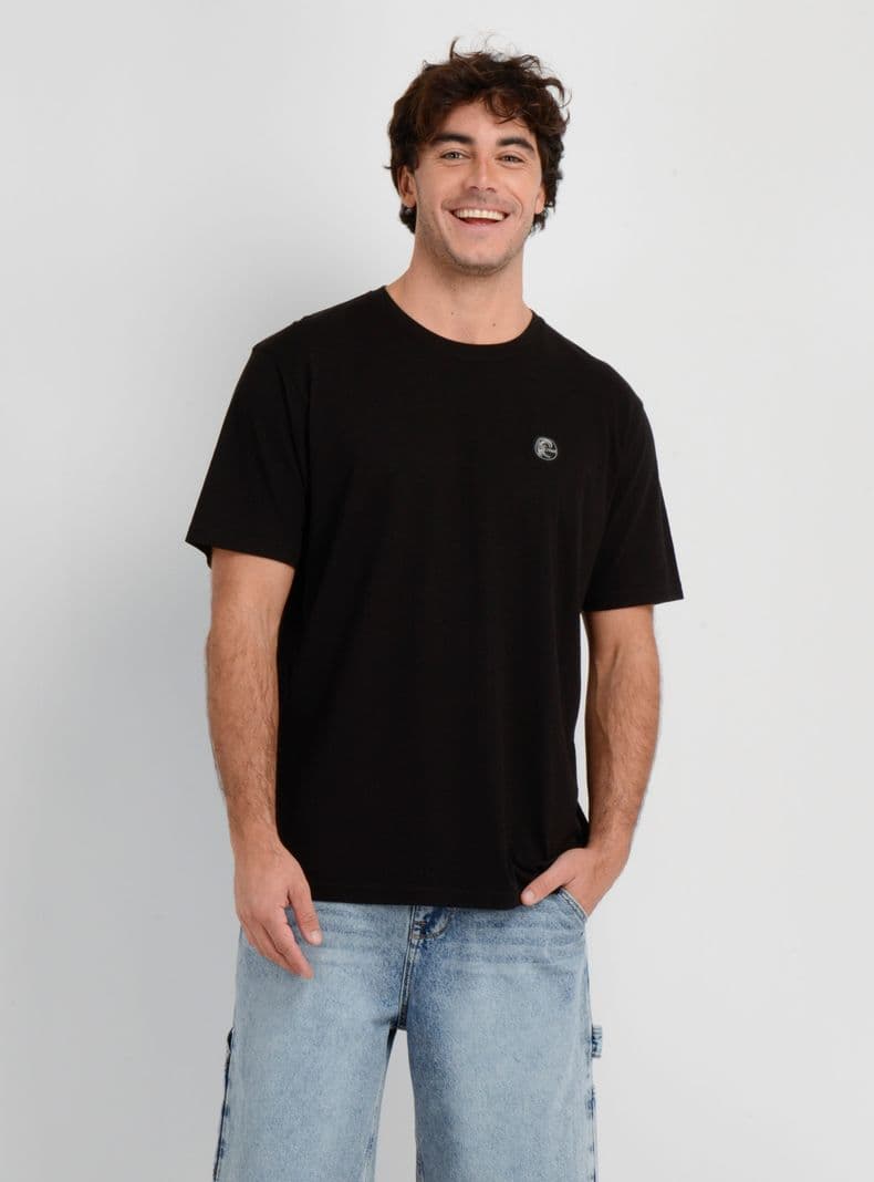 POLERA MANGA CORTA OG BADGE NEGRO S