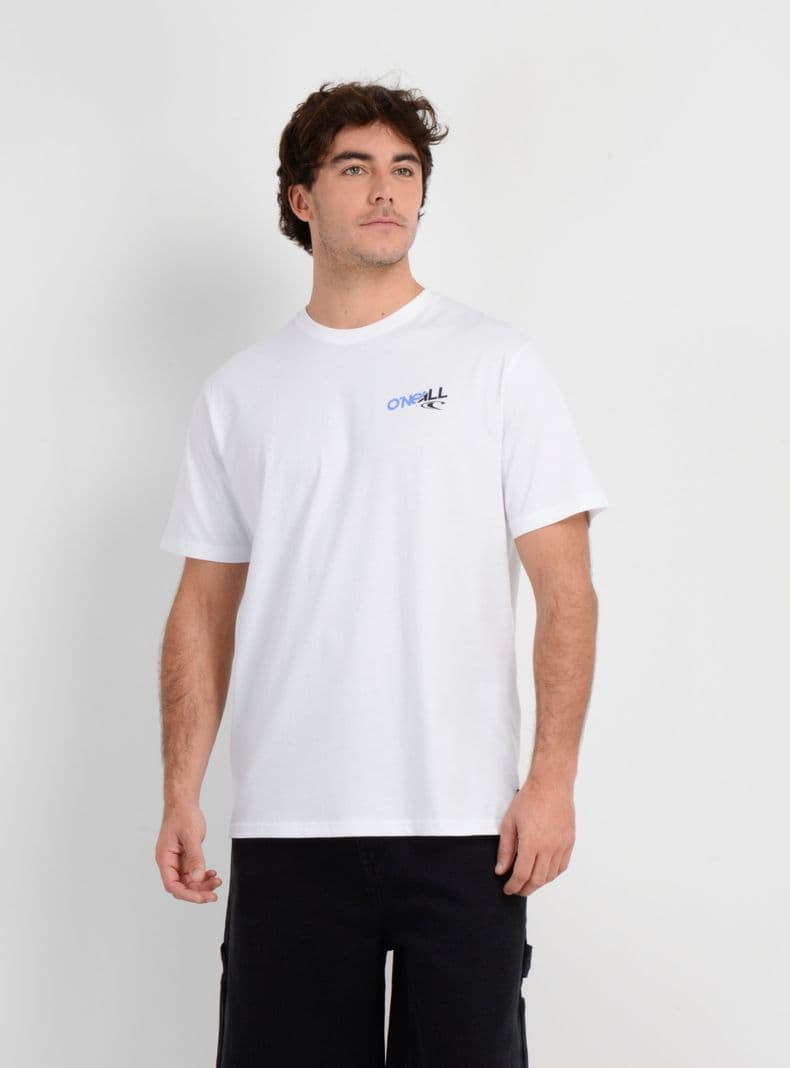 POLERA MANGA CORTA ART 90'S BLANCO M