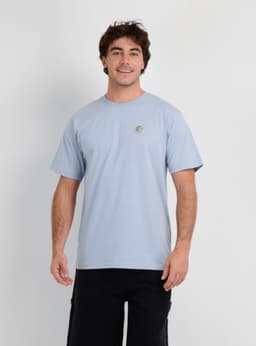 POLERA MANGA CORTA OG VINTAGE AZUL CLARO M