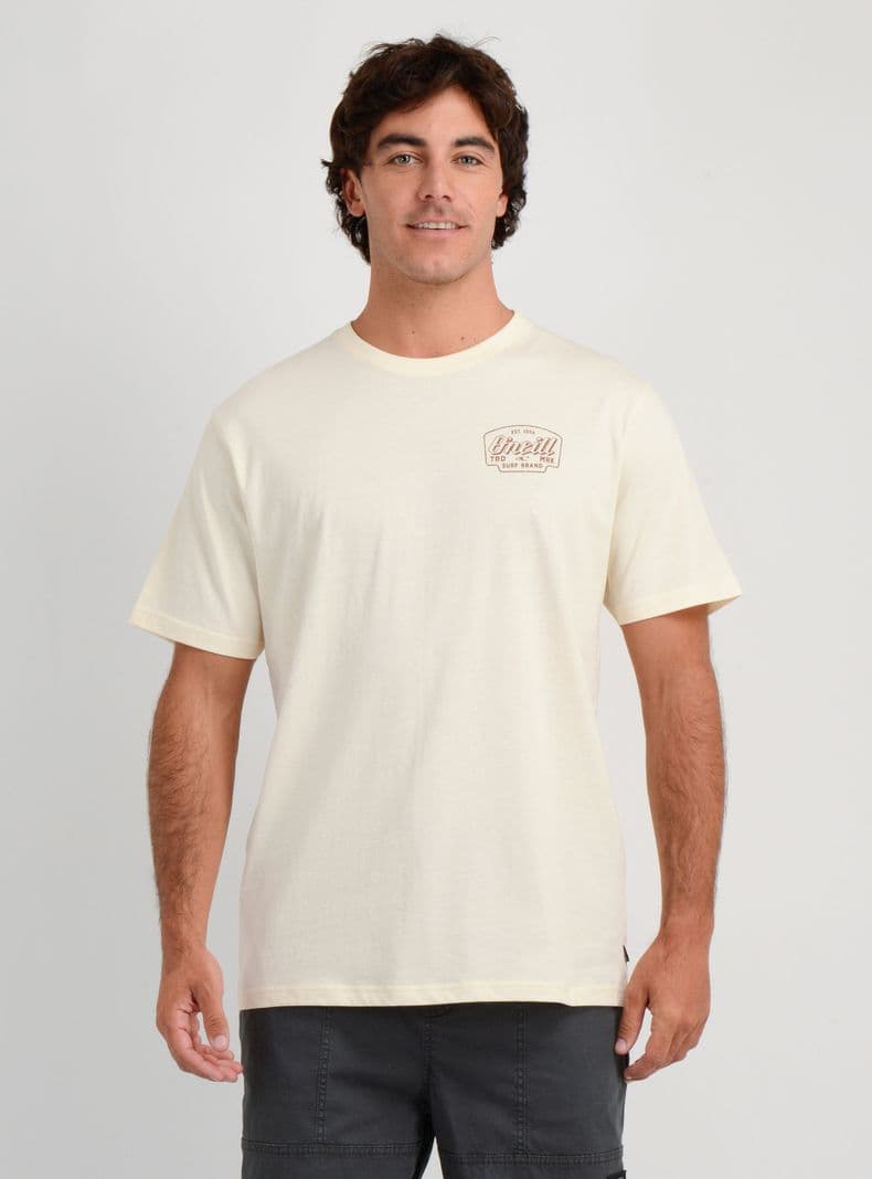 POLERA MANGA CORTA LOCK SMITH BEIGE CLARO XL