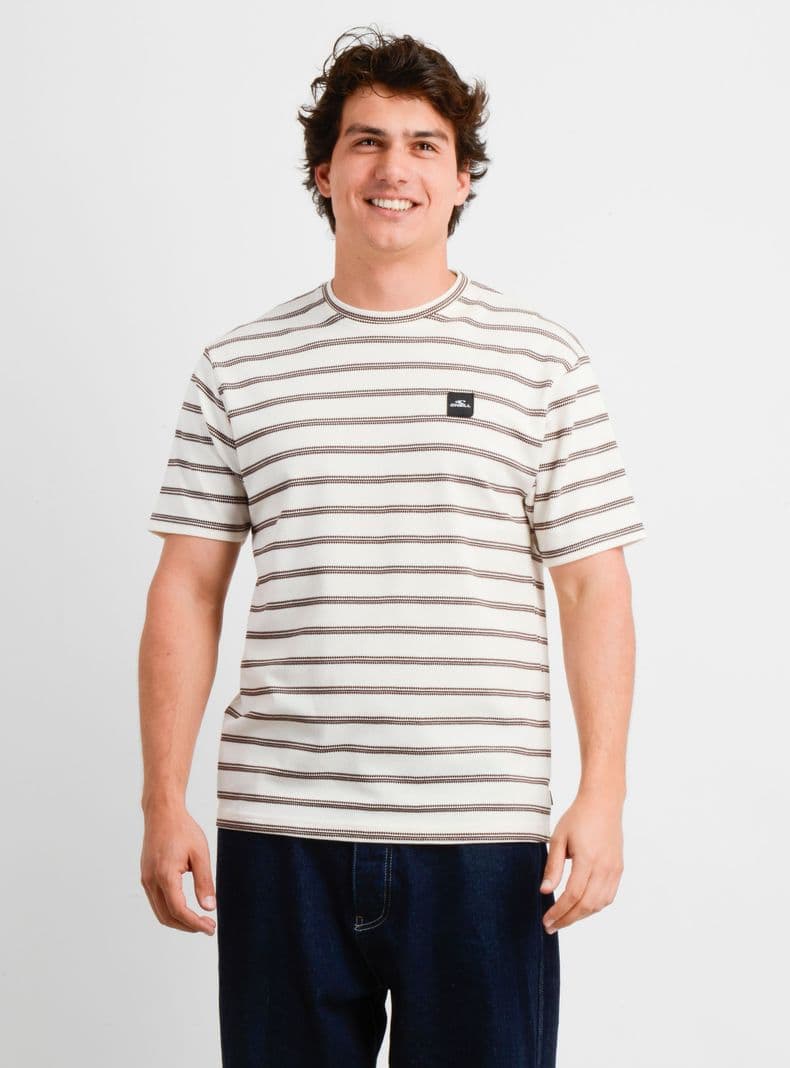 POLERA MANGA CORTA HIGH LINE BEIGE CLARO L