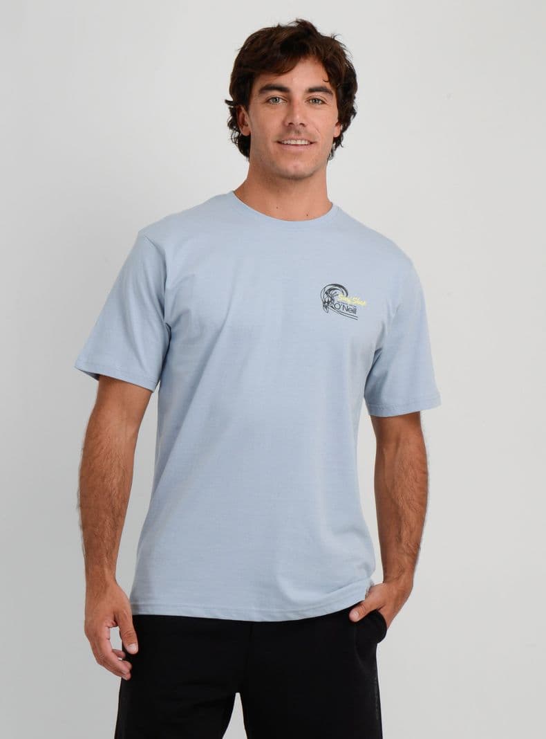POLERA MANGA CORTA OG 7O'S AZUL CLARO
