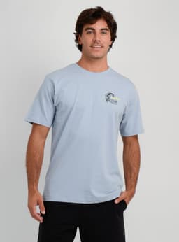 POLERA MANGA CORTA OG 7O'S AZUL CLARO L