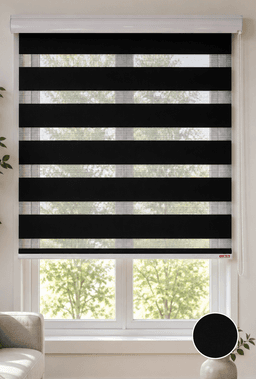 Cortina Roller Duo 165x120 Negro