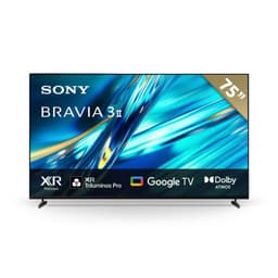 LED Smart TV Bravia 3 II Sony 4K Ultra HD K-75XR30M2 Negro