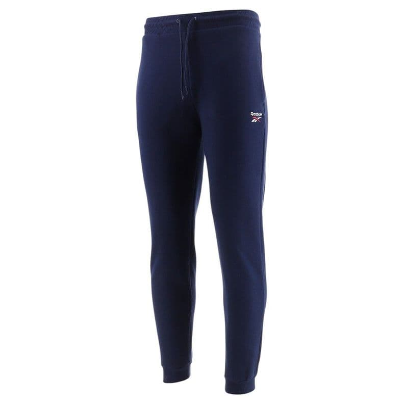 Pantalon Reebok Deportivo Hombre Small Logo Azul Navy M
