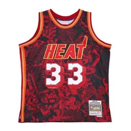 Polera Nba 4.0 Polera Jersey Heat 96 Alonzo Mourning Mitchell And Ness Rojo XL