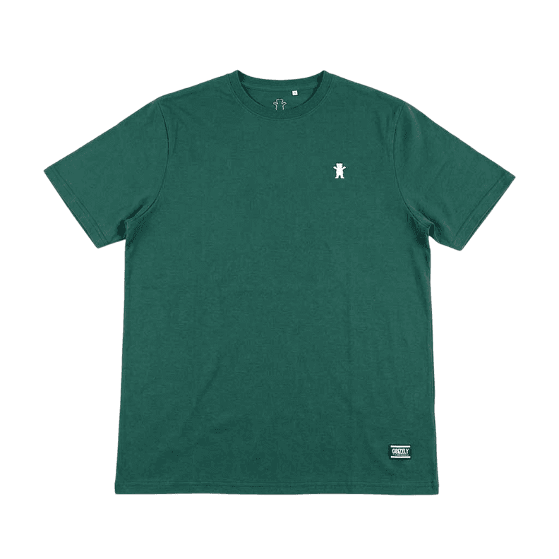 Polera Hombre Grizzly Griptape Embroidered OG Bear Verde S
