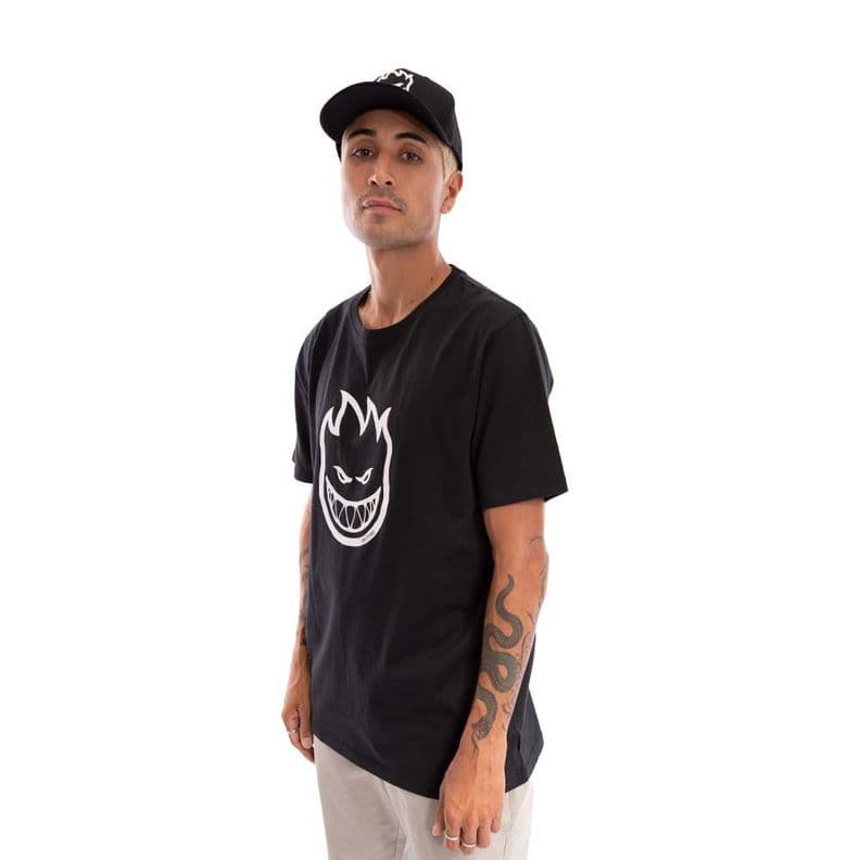 Polera Hombre Spitfire Bighead Negra Negro L