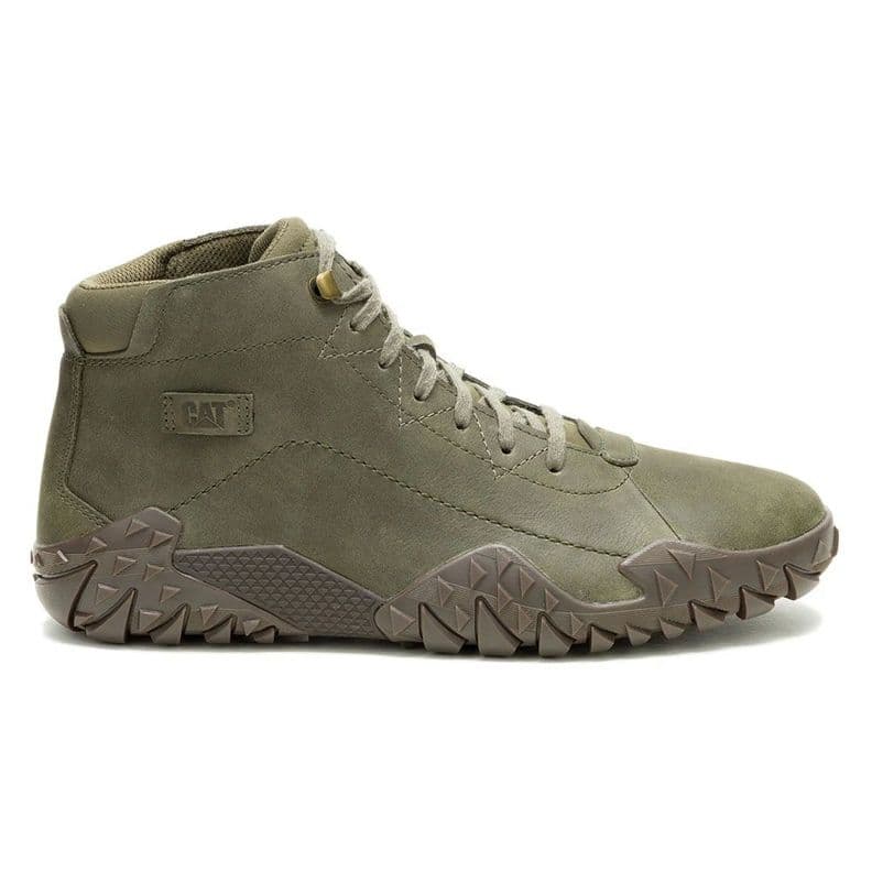 Zapatilla CAT Hombre Gridlock Hi Cleansport NXT Verde Oliva 8