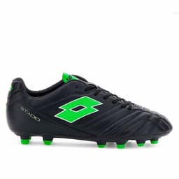 Zapato Futbol Hombre Lotto Stadio 705 FG Negro/Verde 41