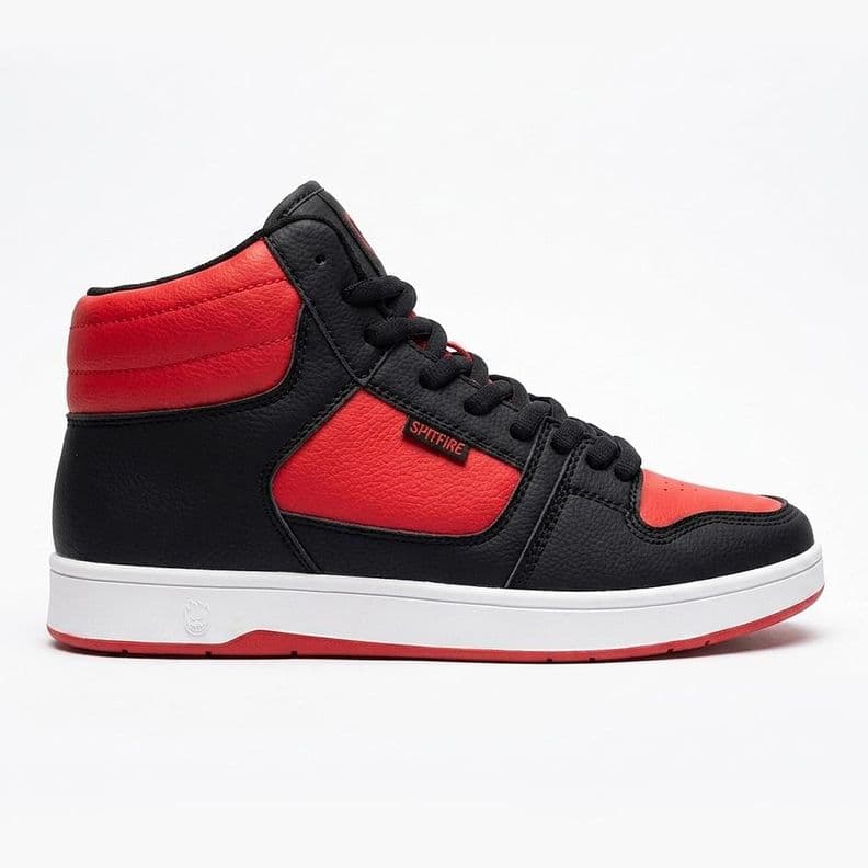 Zapatillas Urbanas Hombre Spitfire High Top New Season Rojo Negro 42