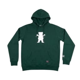 Poleron Hombre Grizzly Griptape OG Bear Verde Blanco M