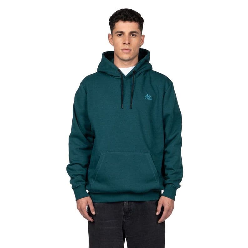 Poleron Kappa Hombre Hoddie Verde Classic XS