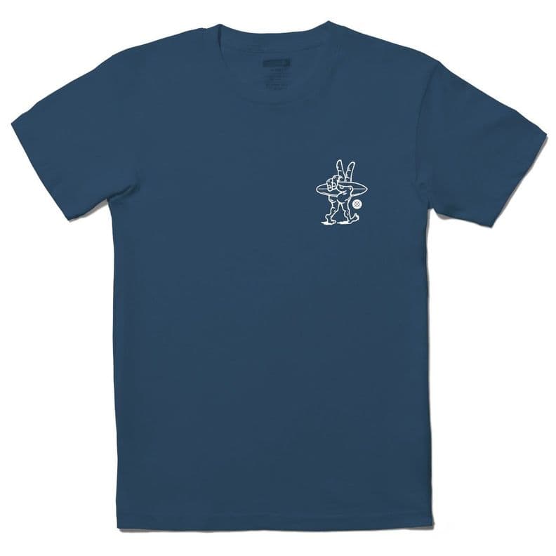 Polera Stance Permanent Vacation Seablue Azul S